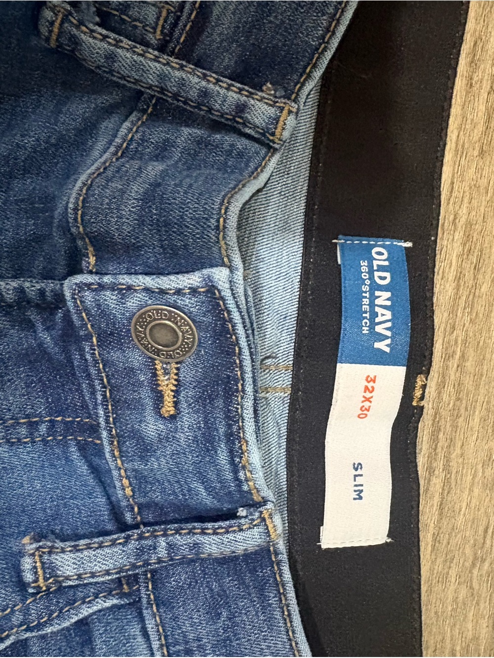 Old Navy Slim Men's Dark Blue Stretch Jeans